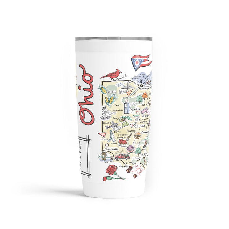 Custom Ohio 20 oz. Tumbler