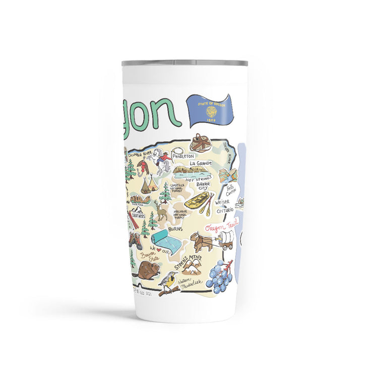 Custom Oregon 20 oz. Tumbler