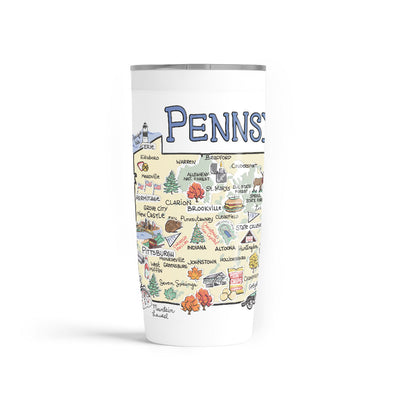 Custom Pennsylvania 20 oz. Tumbler