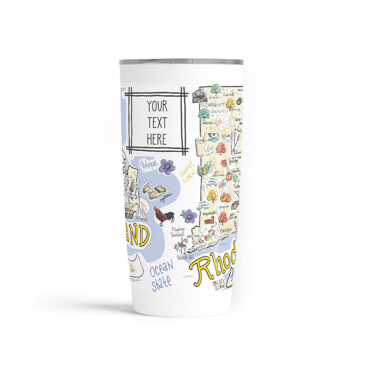 Custom Rhode Island 20 oz. Tumbler