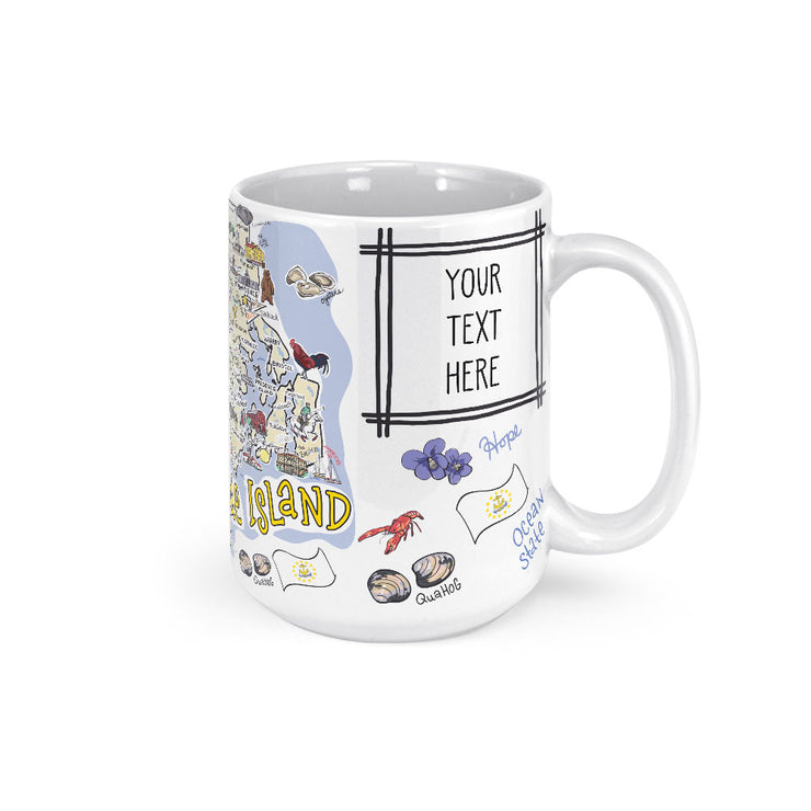 Custom Rhode Island Mug