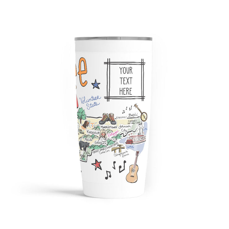 Custom Tennessee 20 oz. Tumbler