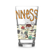 Custom Tennessee 16 oz. Glass