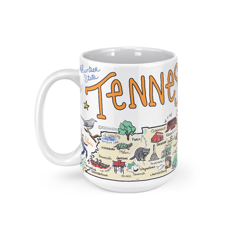 Tennessee Map Mug