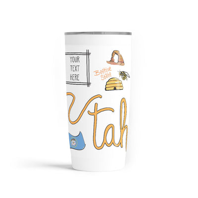 Custom Utah 20 oz. Tumbler