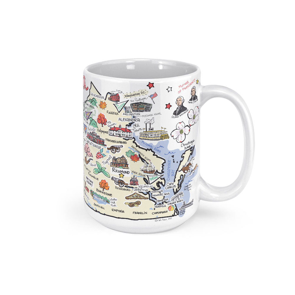Virginia Map Mug