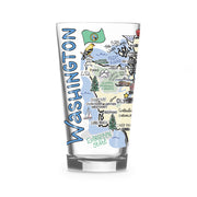 Custom Washington 16 oz. Glass