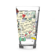 Custom Washington 16 oz. Glass