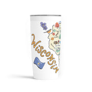 Custom Wisconsin 20 oz. Tumbler