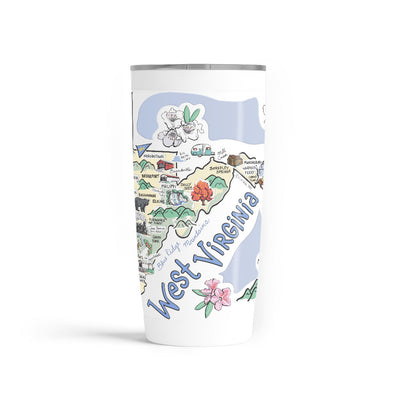 Custom West Virginia 20 oz. Tumbler