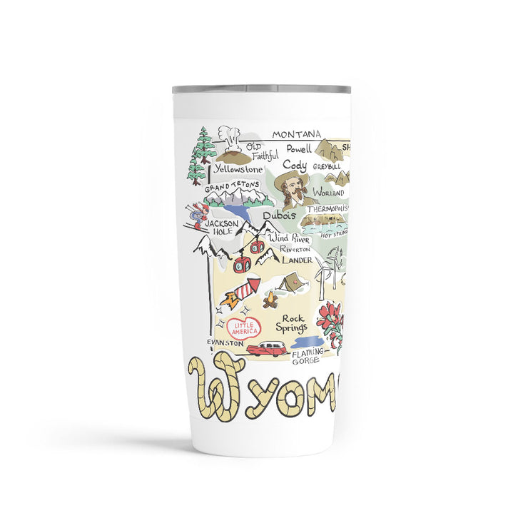 Custom Wyoming 20 oz. Tumbler