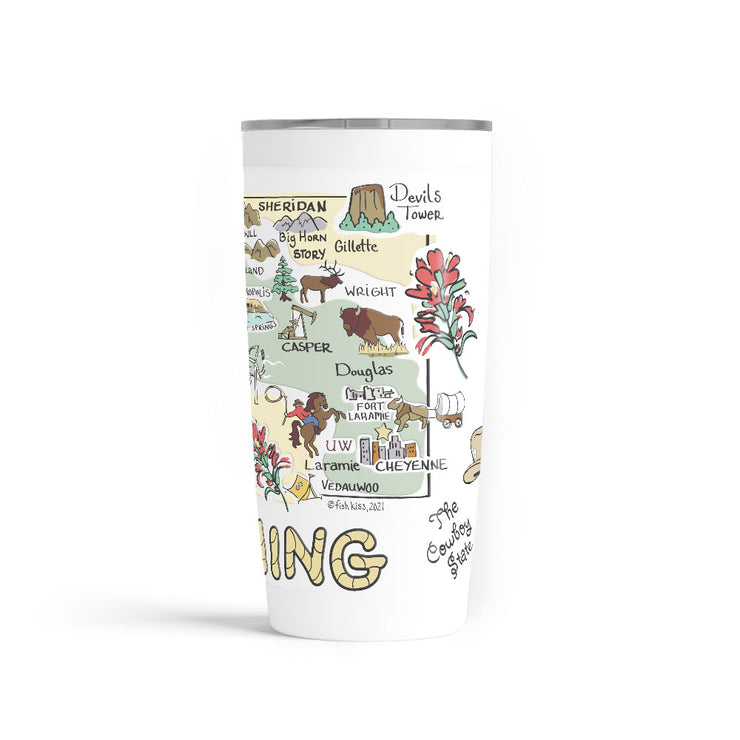 Custom Wyoming 20 oz. Tumbler