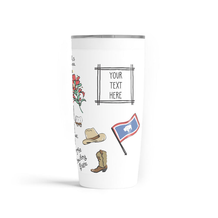 Custom Wyoming 20 oz. Tumbler