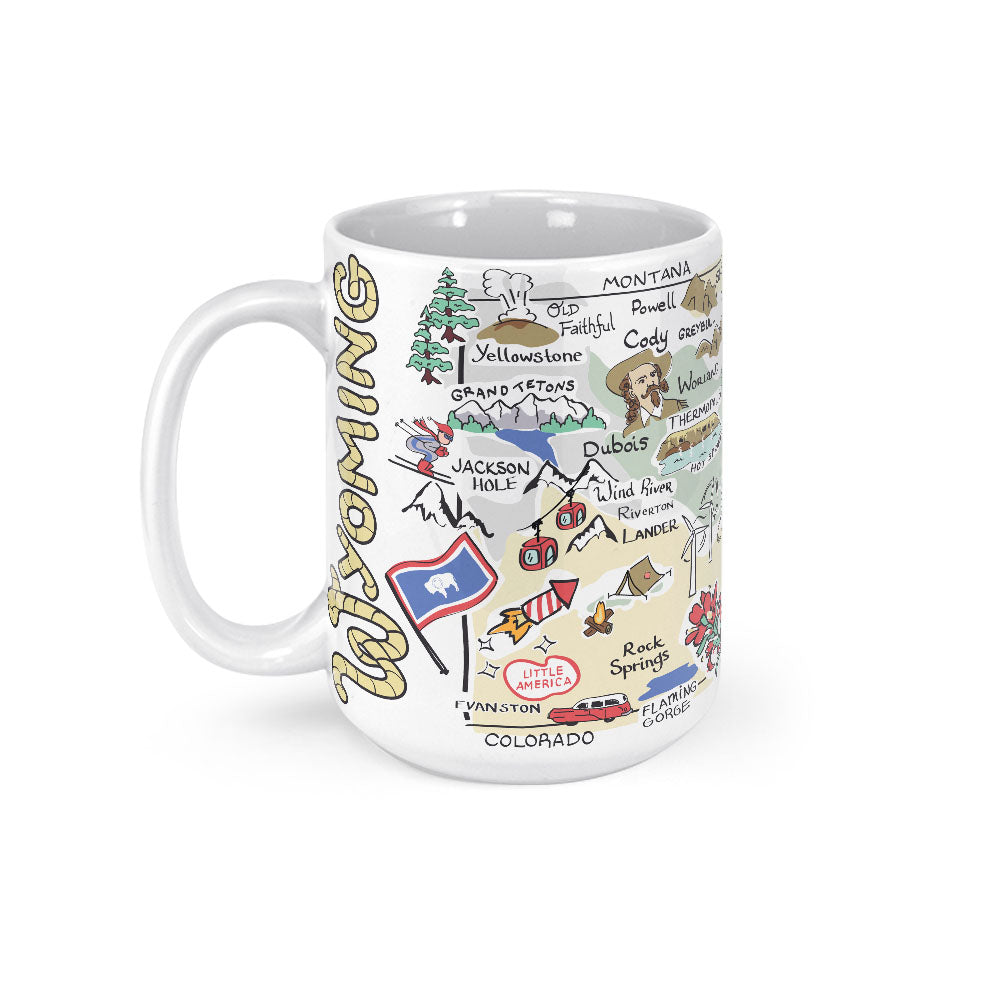 Wyoming Map Mug