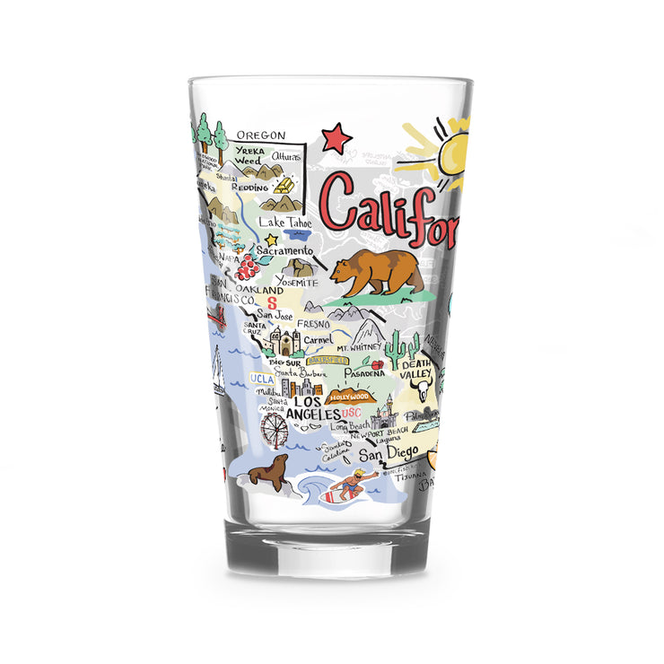 California 16 oz. Glass