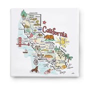 California Square Canvas Art