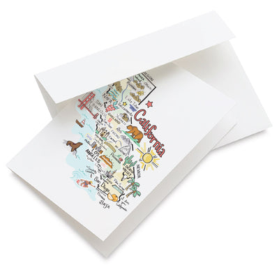 California Map Greeting Card