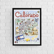 Colorado Map Poster