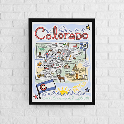 Colorado Map Poster