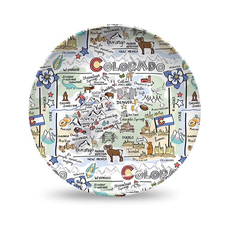 Colorado Map Plate