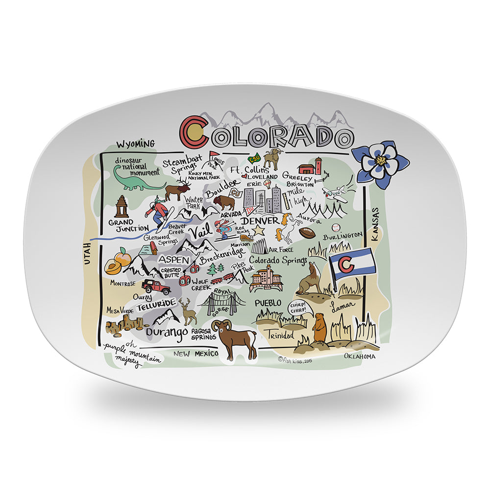 State Map Platter