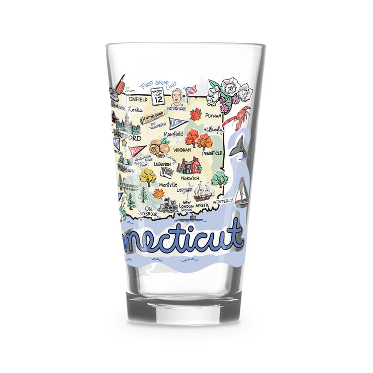 Connecticut 16 oz. Glass