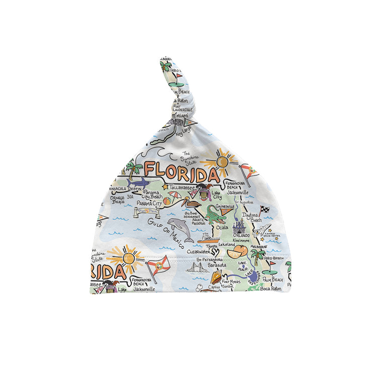 Florida Map Baby Hat - JERSEY