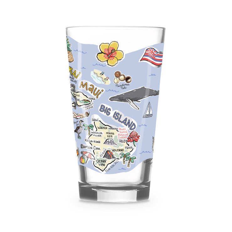 Hawaii 16 oz. Glass