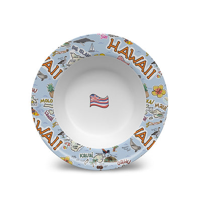 Hawaii Map Bowl