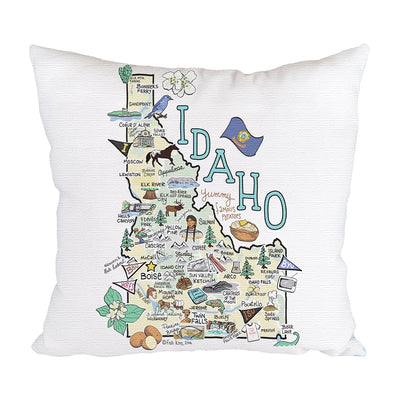 Idaho Map Pillow