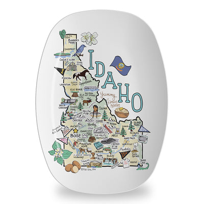 Idaho Map Platter