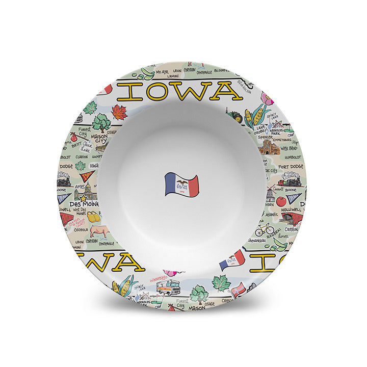 Iowa Map Bowl