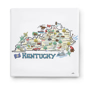 Kentucky Square Canvas Art