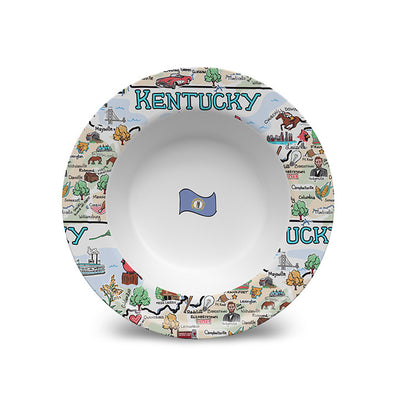 Kentucky Map Bowl