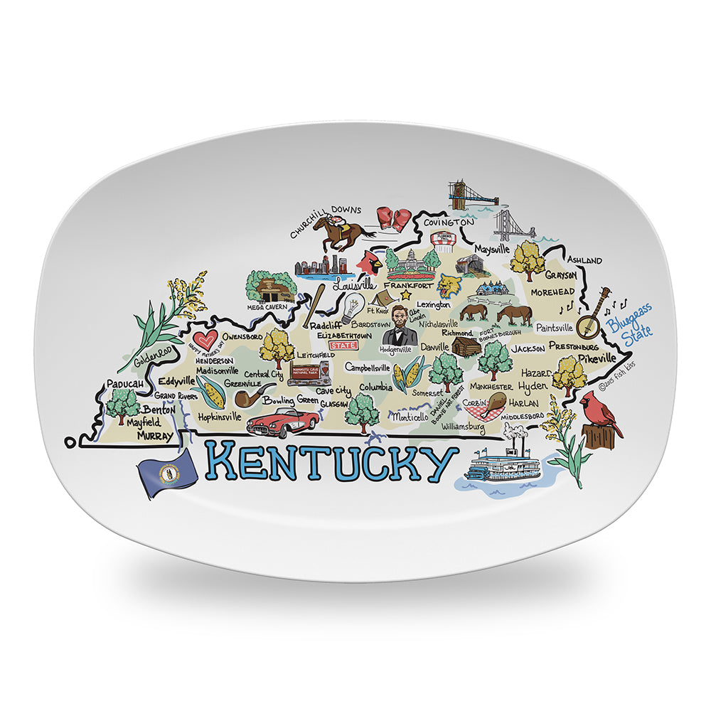 State Map Platter