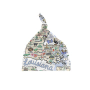 Louisiana Map Baby Hat - JERSEY