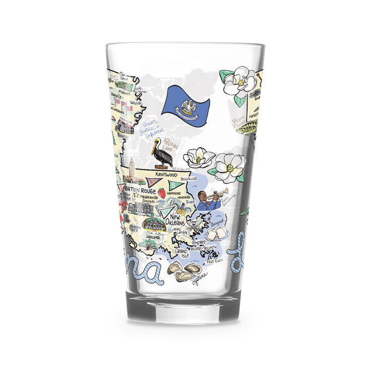 Louisiana 16 oz. Glass