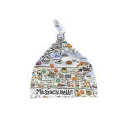 Massachusetts Map Baby Hat - JERSEY