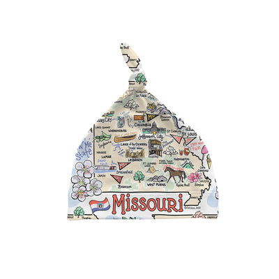 Missouri Map Baby Hat - JERSEY