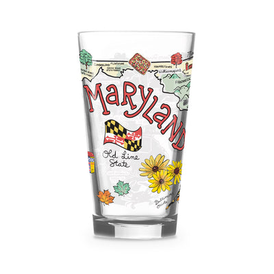 Maryland 16 oz. Glass