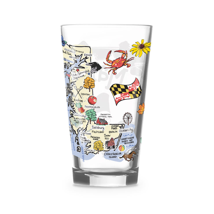 Maryland 16 oz. Glass