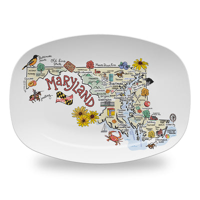 Maryland Map Platter