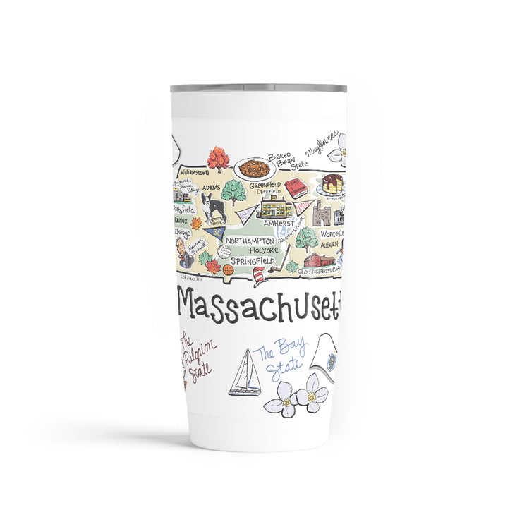 Massachusetts 20 oz. Tumbler