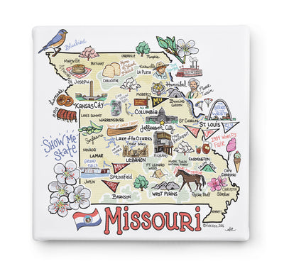 Missouri Square Canvas Art