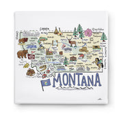 Montana Square Canvas Art