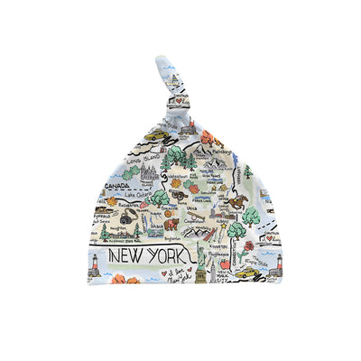 New York Map Baby Hat - JERSEY