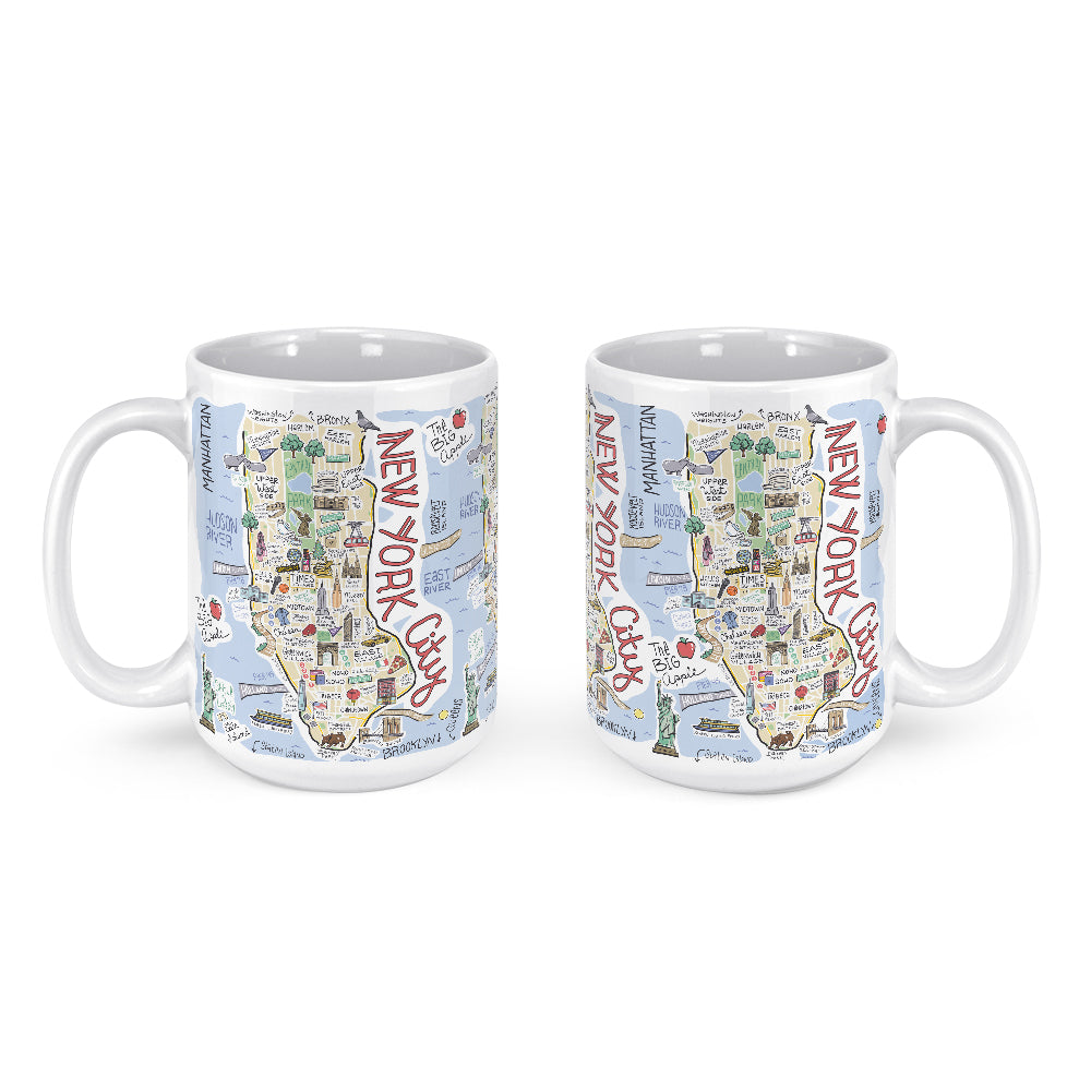 New York City Map Mug