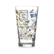 New York 16 oz. Glass