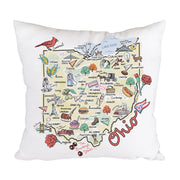 Ohio Map Pillow