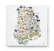 Rhode Island Square Canvas Art